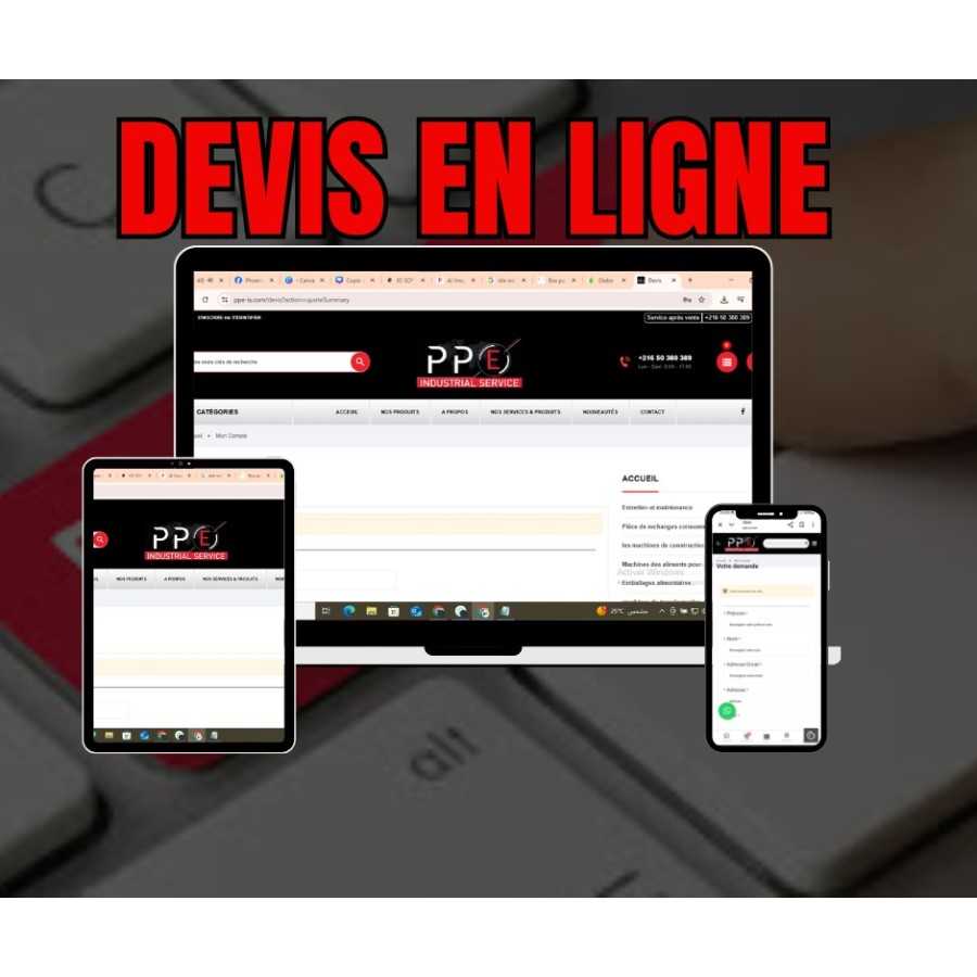 site web devis en ligne