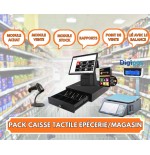 Pack épicerie avec balance DIGIPOS + DOUCHETTE