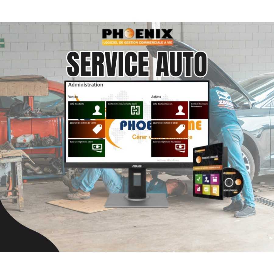 Logiciel Commercial Service Auto