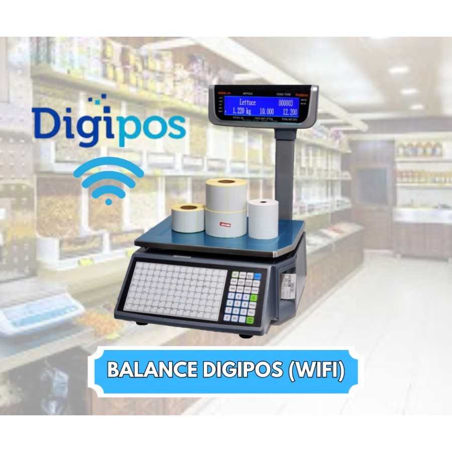 Balance avec code-barres DIGIPOS GD1100 + Wifi