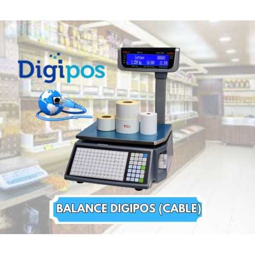 Balance avec code-barres DIGIPOS Réseau GD1100